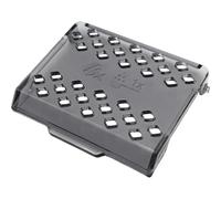 NaschLager Couvercle de compartiment à poudre 421944084601, compatible avec Philips EP 2200 3200 4300 5400, doseur de bypass gris fumé, convient pour EP2220 10 EP2231 40 EP3246 70 EP5447 90