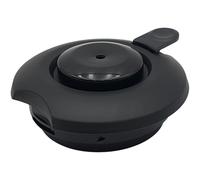 NaschLager Couvercle de verseuse isotherme compatible avec la machine à café WMF Bueno Pro 3200000443 - Bouchon de rechange avec clapet verseur, design d'infusion, référence FS-1000050435, noir