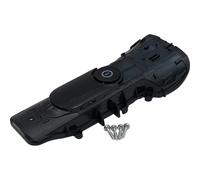 NaschLager Couvercle d'étanchéité avec interrupteur noir 4 vis Braun Series | Couvercle avant supérieur du boîtier compatible avec les rasoirs type 5790 5791, 9030 9040 9050 9090, référence 81480823
