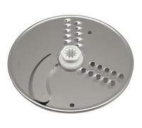 NaschLager Disque intérieur de râpe réversible 4 mm en acier inoxydable | Compatible avec robot de cuisine Kenwood Food Processor, emporte-pièce blanc, disque de coupe grossier, disque à râper
