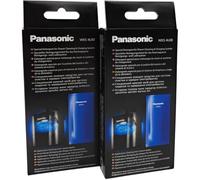 NaschLager Lot de 2 flacons de liquide de nettoyage concentré compatible avec Panasonic Clean and Charge Station WES4L03-803 (6 x 15 ml) sacs de concentré ES-LS9A ES-LV9Q ES-LV9N ES-LV97 ES-LV95