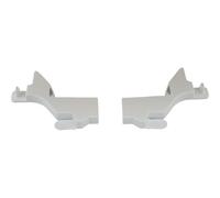 NaschLager Lot de 2 supports de clapet de congélateur 00657906 00657908 | Lot de support gauche et droit pour congélateur Bosch Siemens - Gris clair
