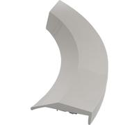 NaschLager Poignée de porte compatible avec Gorenje 333855 machine à laver à chargement frontal en plastique ABS blanc brillant pièce de rechange pour porte hublot 105 x 84 x 24 mm