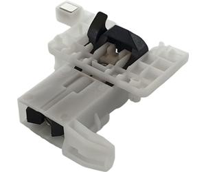 NaschLager Serrure de porte 10006917 pour lave-vaisselle compatible avec Bosch Siemens - Verrouillage mécanique de porte avec aimant et ressort - Unité de verrouillage - Boîtier blanc - Pièce de