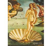 Nascita di Venere Pianificatore 2026: Sandro Botticelli | 12 Mesi | Con Calendario 2026 | Rinascimento | Organizer & Diario | Agenda Giornaliera