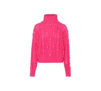 nascita Pull-over rose / blanc perle, Taille XS-S
