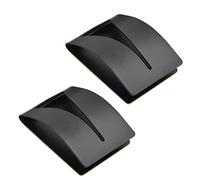 Naseom Porte Serviette Adhesif, 2 Pièces Auto-Adhésifs Crochet Porte-Serviettes Accroche Torchon en Acier Inoxydable, Crochet Serviette Métal pour Salle de Bain, Cuisine, Aucun Perçage Requis (Noir)