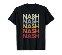 Nash Texas Nash TX Retro Vintage Text T-Shirt