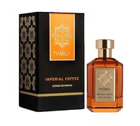 NASHJA Imperial Coffee Extrait de Parfum 100 ml - Parfum intense et raffiné, parfum boisé, ambre et floral avec notes de café, rose et vanille