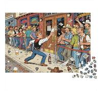 Nashville Honky Tonk Bar Line Puzzle en Bois Imperméable Puzzles De 1000 Pièces pour Adultes Cadeaux Amusant Jeux De Stimulants