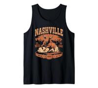 Nashville Music City Tshirt Women Men Tennessee Rock Country Débardeur