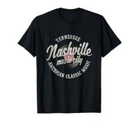Nashville Music City Vinyle Vintage T-Shirt
