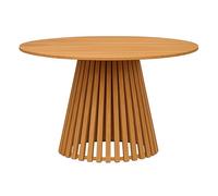 NASHVILLE - Table de jardin ronde en teck D130 Marron