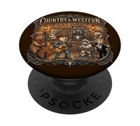 Nashville-Tennessee Country & Western Musique Capybara Axolotl PopSockets PopGrip Adhésif