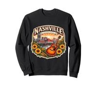 Nashville, Tennessee, Ville Souvenir, Capitale de l'État, Vintage Sweatshirt