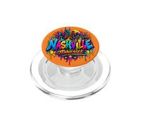 Nashville TN Motif Graffiti coloré PopSockets PopGrip pour MagSafe