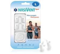 Nasivent Dilatateur nasal, en silicone de qualité supérieure, meilleure respiration nasale, écarteur nasal, unique grâce à des embouts de maintien innovants, respiration libre pendant le sport