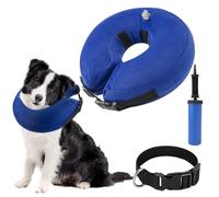 Nasjac Collerette Gonflable récupération de Chien et Chat, Anti Lechage Cone Réglable de Collerette Chien et Chat anti Lechage élisabéthain pour la Récupération d'animaux Familiers de Chirurgie