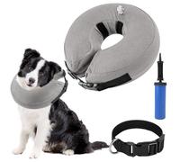 Nasjac Collerette Gonflable récupération de Chien et Chat, Anti Lechage Cone Réglable de Collerette Chien et Chat Anti Lechage élisabéthain pour la Récupération d'animaux Familiers de Chirurgie