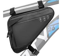 Nasjac Sac de Cadre de Triangle de vélo,cycl des Pantalons de poignée Avant de vélo Strap-on Saddle Pouch Sac de Tube de Rangement avec Bande réfléchissante Bike Triangle Vélo pour Cyclisme VTT