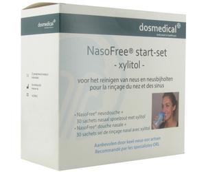 NasoFree Start-Set Xylitol Douche Nasale + 30 Sachets De Sels