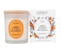 Nasothérapie Bougie parfumée ambre et bois de santal 180g