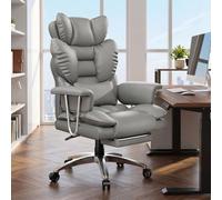 naspaluro Chaise de Bureau Ergonomique Fauteuil Président avec Repose-Pied