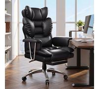 naspaluro Chaise de Bureau Ergonomique Fauteuil Président avec Repose-Pied