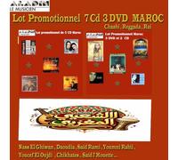 Nass El Ghiwane ,Daoudia ,Youmni Rabii ,Afrah ,Youcef El Oujdi ,Majda , Malak ... - Lot 7 CD et 3 DVD Maroc