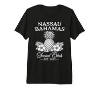 Nassau Bahamas Social Club Est 2027 T-Shirt Haut de Gamme