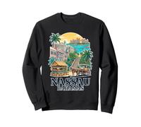 Nassau Bahamas Tropical Harbor Travel Island Vacances Sweatshirt