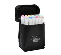 Nassau Feutre Pastel Round Dual Markers 24 Pcs