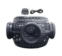 Nasse À Écrevisses Pliable, Piège De Pêche Durable En Maille Avec Entrées Doubles, Cage Réutilisable Pour Capturer Écrevisses, Crabes, Crevettes, Poissons, Outil Pratique Pour Rivière, Lac, Étang