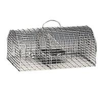 Nasse à rats - 1/2 ronde - Galvanisée - 40 x 23 x 18 cm