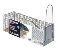 Nasse moyenne pour rats et souris monocapture - DECAMP' - 27 cm - Gris