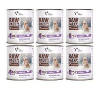 Nassfutter für Hunde VetExpert Raw Paleo Ente Adult Can 6x800g