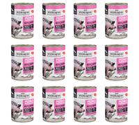 Nassfutter für Hunde Wiesige Zagroda Monoprotein Schweinefleisch 12x400g