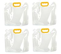 NASSMOSSE 4pcs Camping Water Container 5L, porteuse d'eau Fuite Pliable pour la randonnée