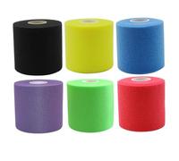 NASSMOSSE 6pcs pré-wraphathetic Ruck, 3 Pouces x 33ft 6 Couleurs High Elastic Athletic Prewrap, Ruban de Sport Auto-adhésif à l'épreuve des Chocs Respirants