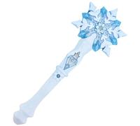 NASSMOSSE Baguette Lumineuse Flocon de Neige 12, 6 Pouces, bâton Lumineux LED Ice Park Cosplay Bleu