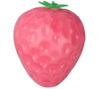 NASSMOSSE Balles à Presser 3, 5 x 3 Pouces, sûr et Amusant, Doux et Flexible, Grand Jouet sensoriel à la Fraise pour relâcher la Tension favoriser la Relaxation