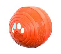 NASSMOSSE Ballon pour Chien Indestructible, 4 Modes de Jeu automatiques avec lumière, résistant aux morsures, Vibrant et rebondissant, Rechargeable par USB-C, pour l'intérieur et l'extérieur