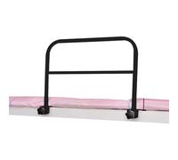 NASSMOSSE Barrières de lit pour Personnes âgées, Robustes et réglables, avec Barres d'appui antichute, 46 x 30 cm, Noires