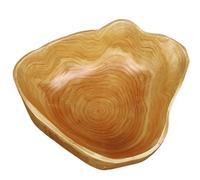 NASSMOSSE Bol en bois Bols en bois sculptés en forme de racine de forme irrégulière pour nourriture 5,9 à 7,5 pouces Bol de fruits en bois drôle pour table de cuisine de cuisine de cuisine.