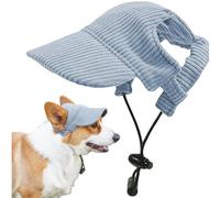 NASSMOSSE Chapeau de Soleil de Chien, Casquette Baseball pour Chiens réglable avec Trous d'oreille, Fournitures pour Animaux Compagnie pour Pique-Nique extérieur, Voyager, Marcher, Faire la randonnée
