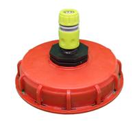 NASSMOSSE Couvercle de réservoir IBC 163mm, Adaptateur de conteneur IBC, Adaptateur de Seau de Tonne avec Trou de Ventilation