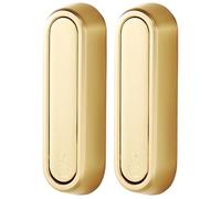 NASSMOSSE Crochets en Manteau doré, 2pcs 2, 9 Pouces Crochets muraux Pliables, Cintre de vêtements en Alliage en Zinc Lourd pour Manteau, Serviette, Chapeau, Sac à Dos