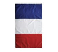 NASSMOSSE Drapeau français aux Couleurs Vives et résistantes à la décoloration, Drapeau de Jardin français avec œillet (60 x 90 cm)