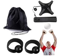 NASSMOSSE Ensemble d'équipement d'entraînement de Volley-Ball, entraînement de Volley-Ball en Solo, Comprend Un passeur, Un entraîneur Service, Service, réglage et pic en Toute simplicité