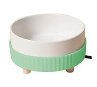 NASSMOSSE Gamelle chauffante pour Chat, 350 ML, en céramique, température constante de 25 à 30 °C, Distributeur d'eau pour Chat en Hiver